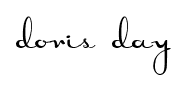 Doris Day font
